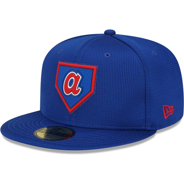 New Era Atlanta Braves Royal 2022 Clubhouse Cooperstown Collection 59FIFTY Fitted Hat