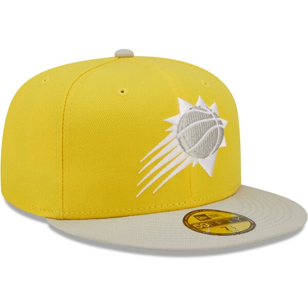 New Era Phoenix Suns Color Pack 59FIFTY Fitted Hat - Yellow/Gray