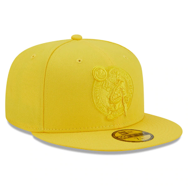 New Era  Boston Celtics Color Pack 59FIFTY Fitted Hat - Yellow