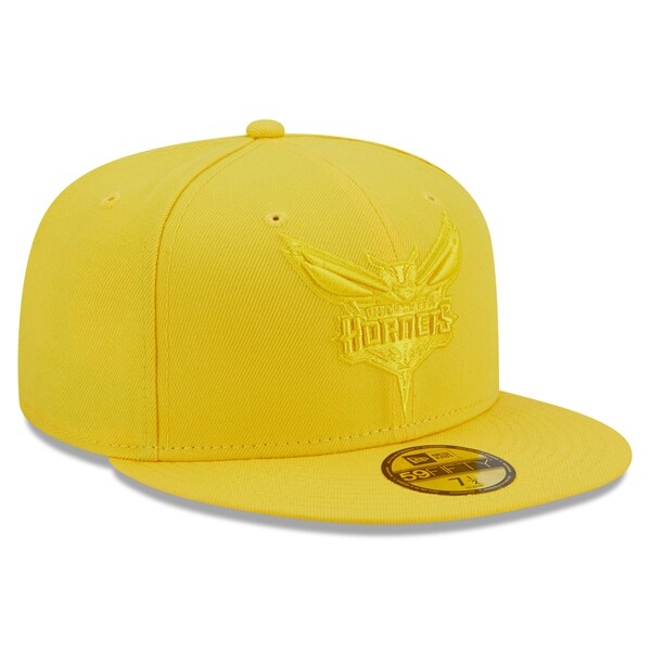 New Era Charlotte Hornets Color Pack 59FIFTY Fitted Hat - Yellow