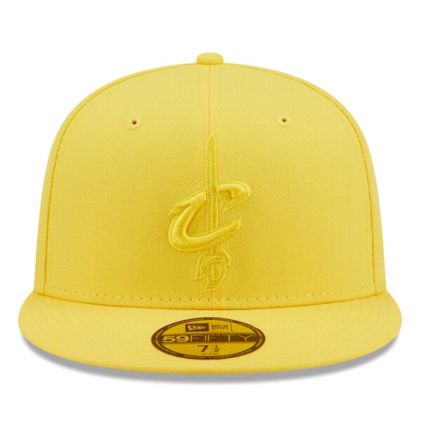 New Era Cleveland Cavaliers Color Pack 59FIFTY Fitted Hat - Yellow