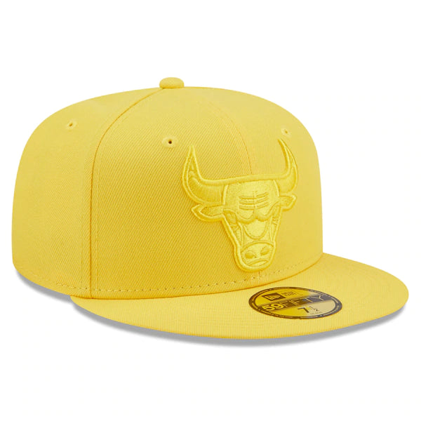 New Era  Chicago Bulls Color Pack 59FIFTY Fitted Hat - Yellow