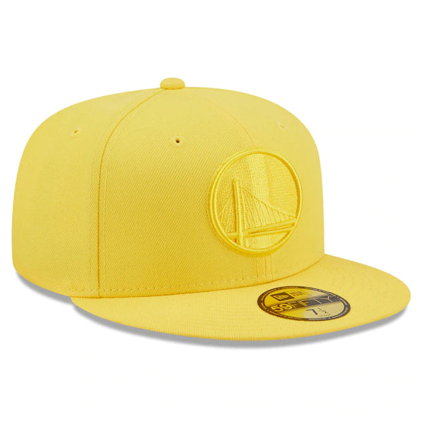 New Era  Golden State Warriors Color Pack 59FIFTY Fitted Hat - Yellow