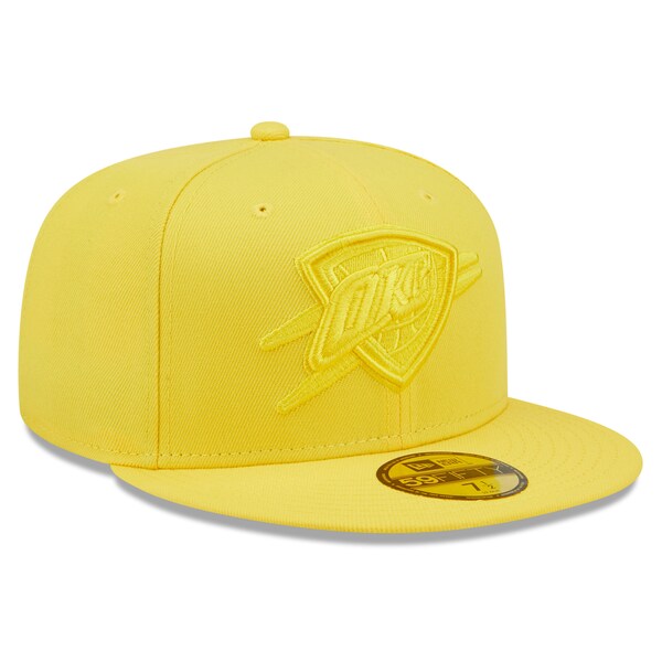 New Era Oklahoma City Thunder Color Pack 59FIFTY Fitted Hat - Yellow