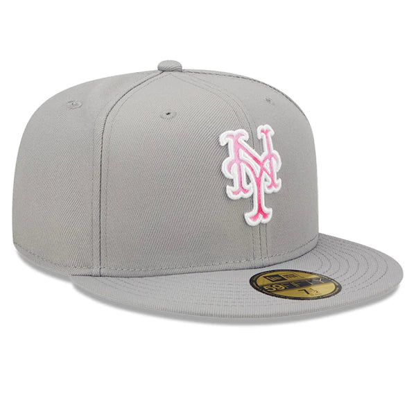 New Era New York Mets Gray 2022 Mother's Day On-Field 59FIFTY Fitted Hat