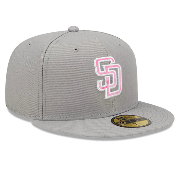 New Era San Diego Padres Gray 2022 Mother's Day On-Field 59FIFTY Fitted Hat