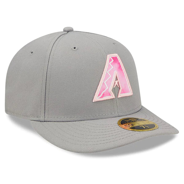 New Era Arizona Diamondbacks Gray 2022 Mother's Day On-Field Low Profile 59FIFTY Fitted Hat