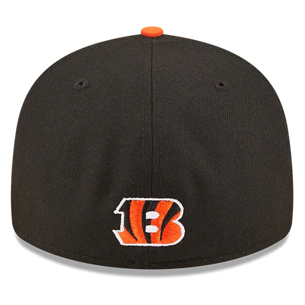 New Era Cincinnati Bengals  Black/Orange 2022 NFL Draft Low Profile 59FIFTY Fitted Hat