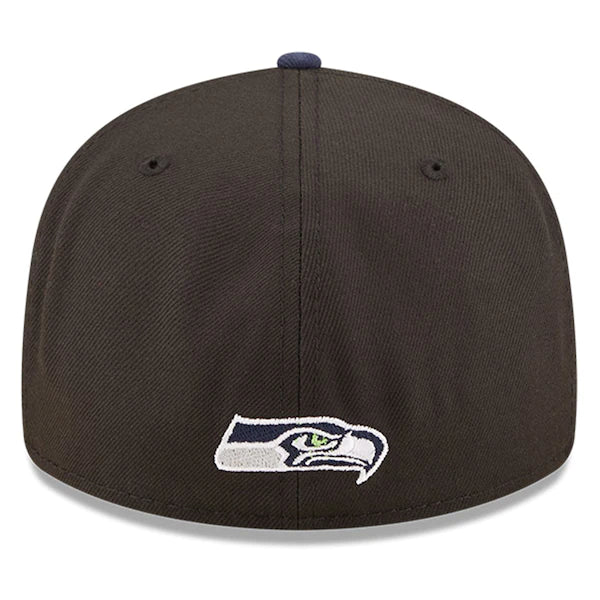 New Era Seattle Seahawks  Black/Navy 2022 NFL Draft Low Profile 59FIFTY Fitted Hat