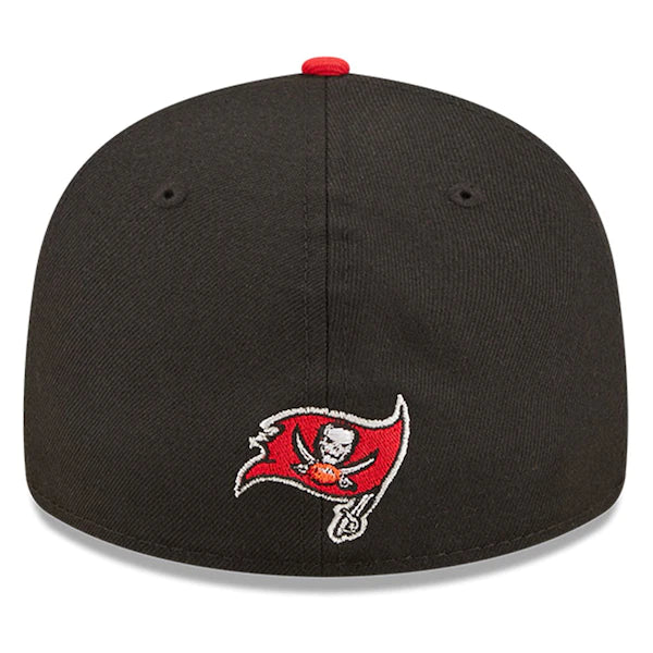 New Era Tampa Bay Buccaneers  Black/Red 2022 NFL Draft Low Profile 59FIFTY Fitted Hat