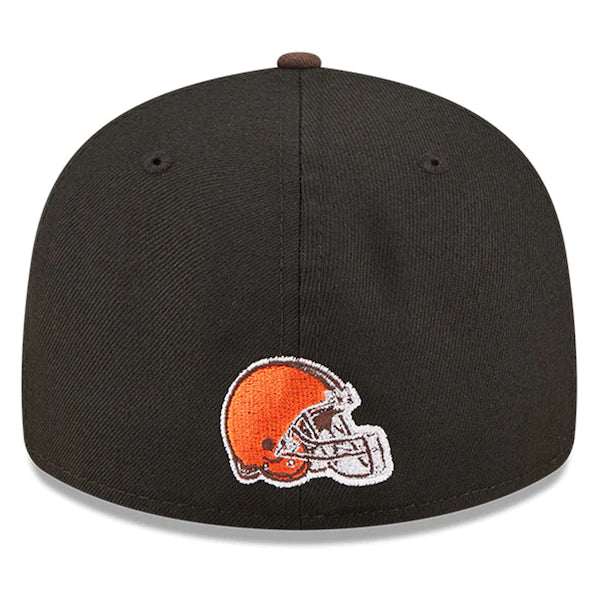 New Era Cleveland Browns  Black/Brown 2022 NFL Draft Low Profile 59FIFTY Fitted Hat