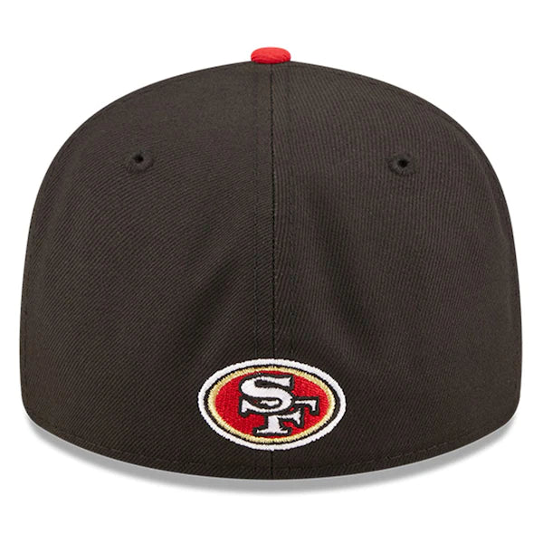 New Era San Francisco 49ers  Black/Scarlet 2022 NFL Draft Low Profile 59FIFTY Fitted Hat