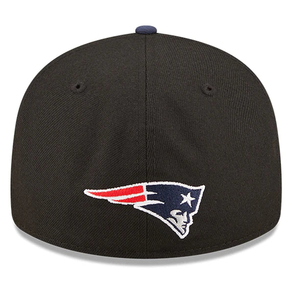 New Era New England Patriots  Black/Navy 2022 NFL Draft Low Profile 59FIFTY Fitted Hat