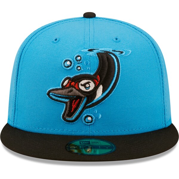 New Era Beloit Sky Carp Alternate Logo Authentic Collection 59FIFTY Fitted Hat