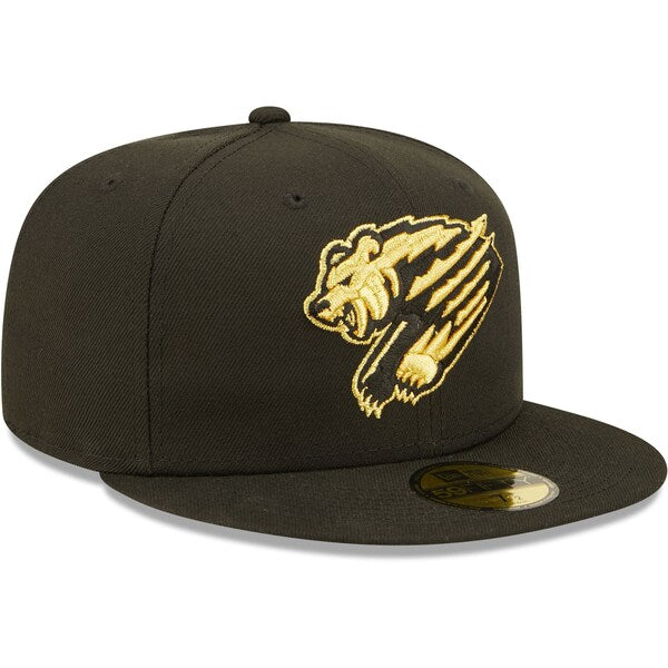 New Era Fresno Grizzlies Black Authentic Collection 59FIFTY Fitted Hat