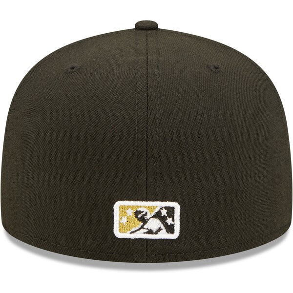 New Era Fresno Grizzlies Black Authentic Collection 59FIFTY Fitted Hat