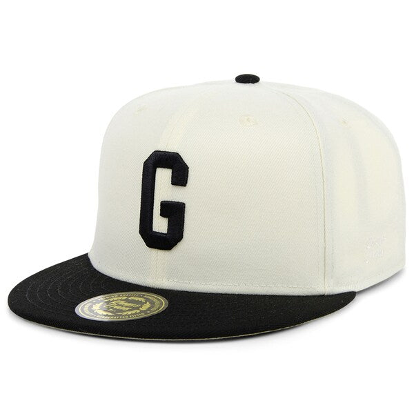 Rings & Crwns  Homestead Grays Team Fitted Hat - Cream/Black