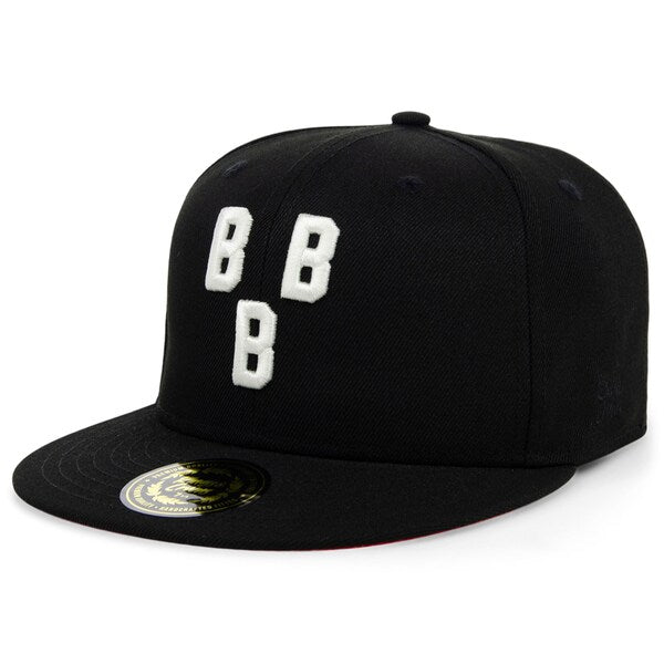 Rings & Crwns Birmingham Black Barons Team Fitted Hat - Black