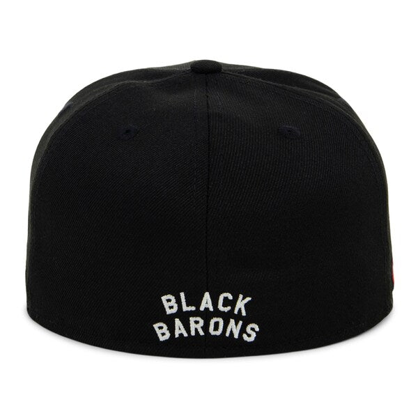 Rings & Crwns  Birmingham Black Barons Team Fitted Hat - Black