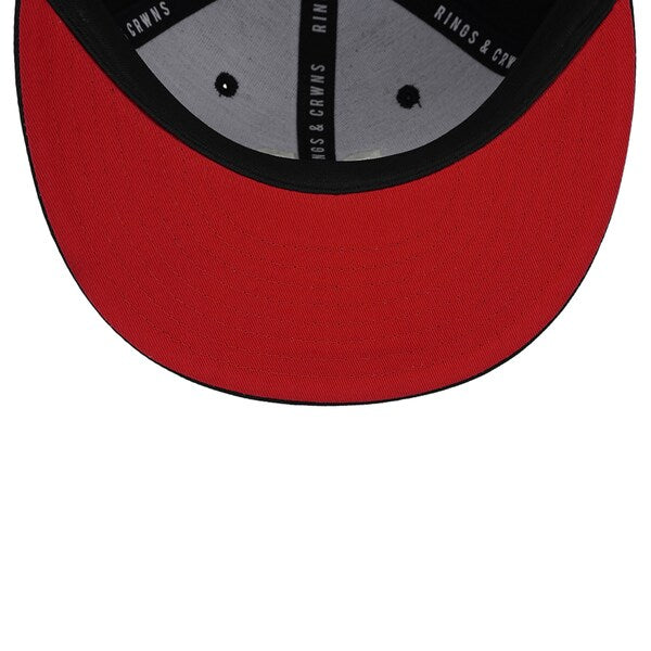 Rings & Crwns  Birmingham Black Barons Team Fitted Hat - Black