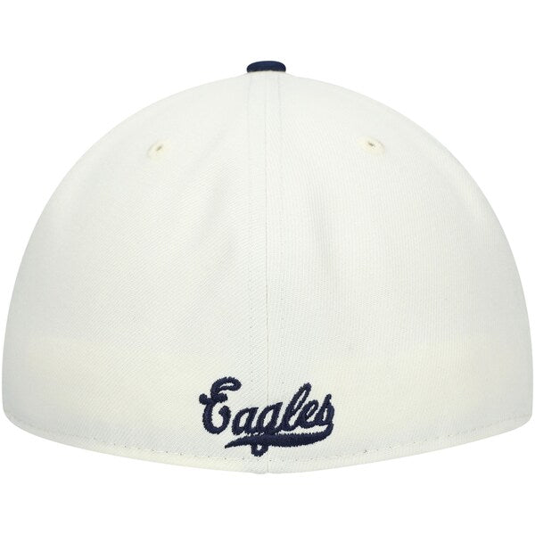 Rings & Crwns  Newark Eagles Team Fitted Hat - Cream/Navy