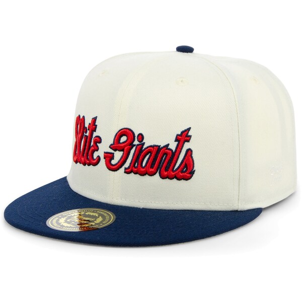 Rings & Crwns  Baltimore Elite Giants Team Fitted Hat - Cream/Navy