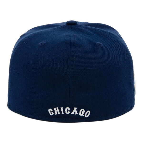 Rings & Crwns  Chicago American Giants Team Fitted Hat - Navy