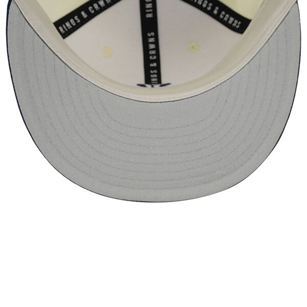 Rings & Crwns  Chicago American Giants Team Fitted Hat - Cream/Navy