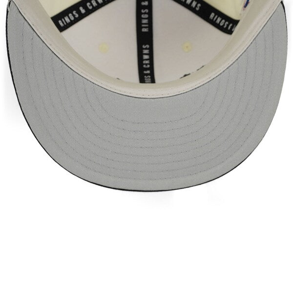 Rings & Crwns  Philadelphia Stars Team Fitted Hat - Cream/Black