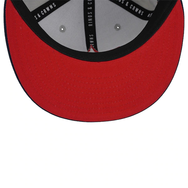 Rings & Crwns  Detroit Stars Team Fitted Hat - Gray/Navy