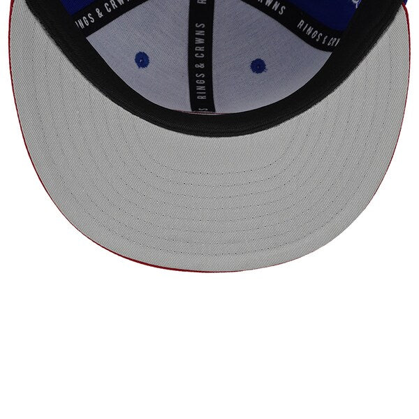 Rings & Crwns  Indianapolis Clowns Team Fitted Hat - Royal/Red