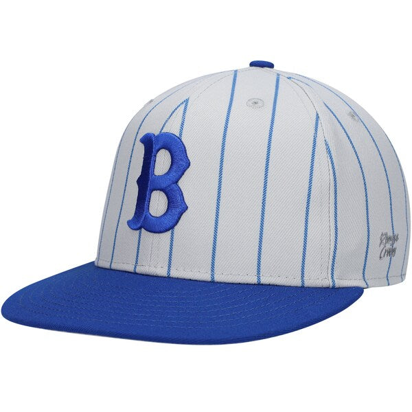 Rings & Crwns  Brooklyn Royal Giants Team Fitted Hat - Gray/Royal