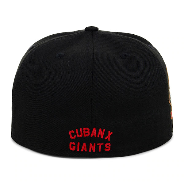 Rings & Crwns  Cuban Giants Team Fitted Hat - Black