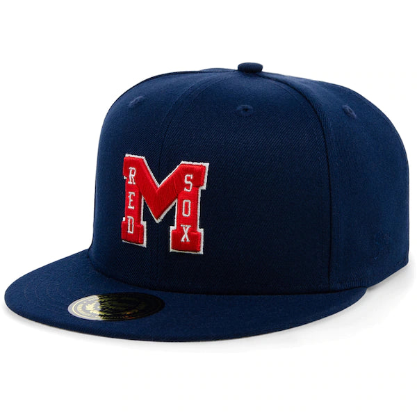 Rings & Crwns  Memphis Red Sox Team Fitted Hat - Navy