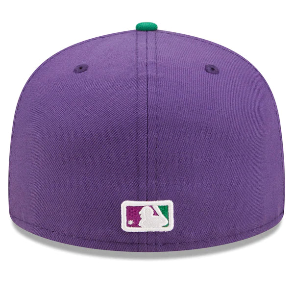 New Era MLB x Big League Chew  Kansas City Royals Ground Ball Grape Flavor Pack 59FIFTY Fitted Hat - Purple/Green