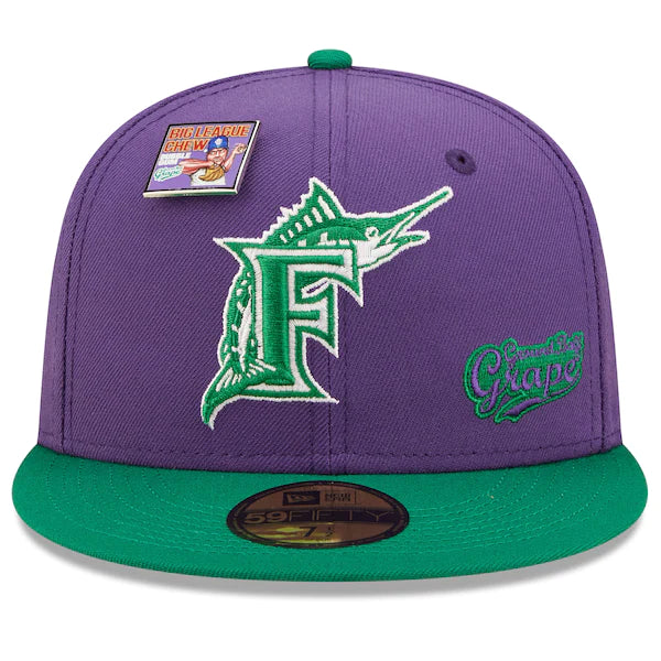 Men's Houston Astros New Era Green/Purple MLB x Big League Chew Swingin'  Sour Apple Flavor