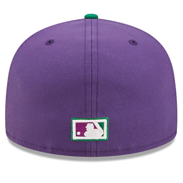 New Era MLB x Big League Chew  Florida Marlins Ground Ball Grape Flavor Pack 59FIFTY Fitted Hat - Purple/Green