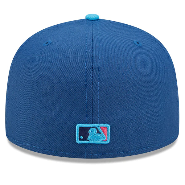 New Era MLB x Big League Chew  Atlanta Braves Big Rally Blue Raspberry Flavor Pack 59FIFTY Fitted Hat