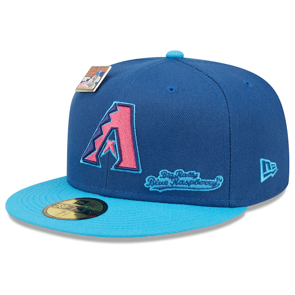 New Era MLB x Big League Chew  Arizona Diamondbacks Big Rally Blue Raspberry Flavor Pack 59FIFTY Fitted Hat