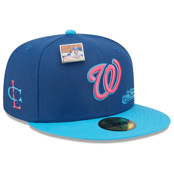New Era MLB x Big League Chew  Washington Nationals Big Rally Blue Raspberry Flavor Pack 59FIFTY Fitted Hat