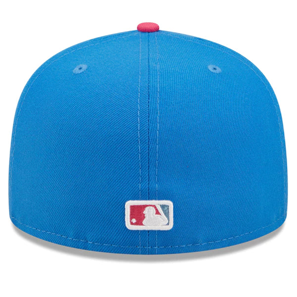 New Era MLB x Big League Chew  Arizona Diamondbacks Curveball Cotton Candy Flavor Pack 59FIFTY Fitted Hat - Blue/Pink