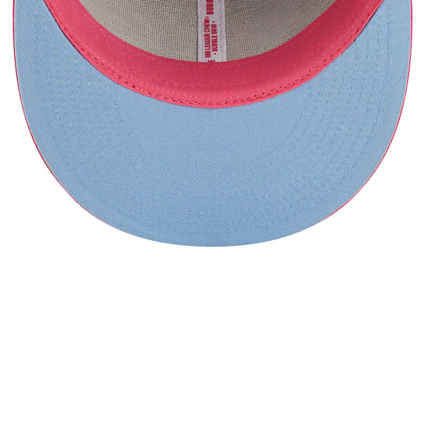 New Era MLB x Big League Chew  New York Mets Curveball Cotton Candy Flavor Pack 59FIFTY Fitted Hat - Blue/Pink