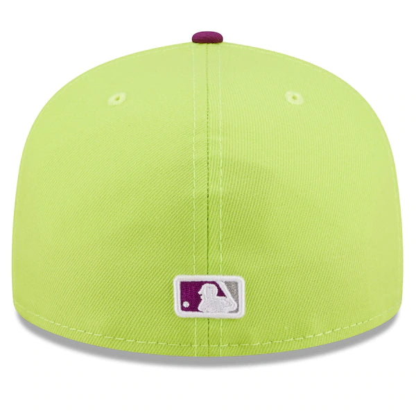 New Era MLB x Big League Chew  Pittsburgh Pirates Swingin' Sour Apple Flavor Pack 59FIFTY Fitted Hat - Green/Purple