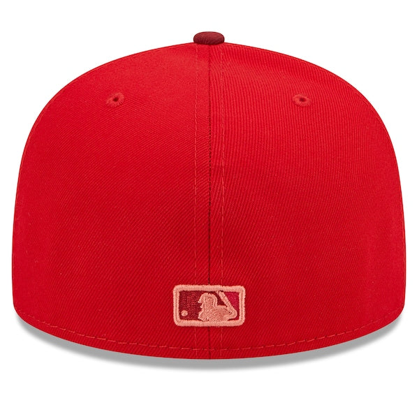 New Era MLB x Big League Chew  Baltimore Orioles Slammin' Strawberry Flavor Pack 59FIFTY Fitted Hat - Scarlet/Cardinal