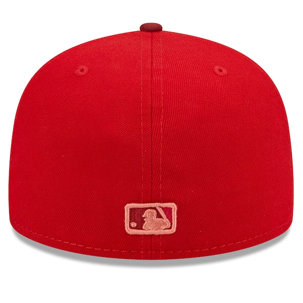 New Era MLB x Big League Chew  Chicago Cubs Slammin' Strawberry Flavor Pack 59FIFTY Fitted Hat - Scarlet/Cardinal