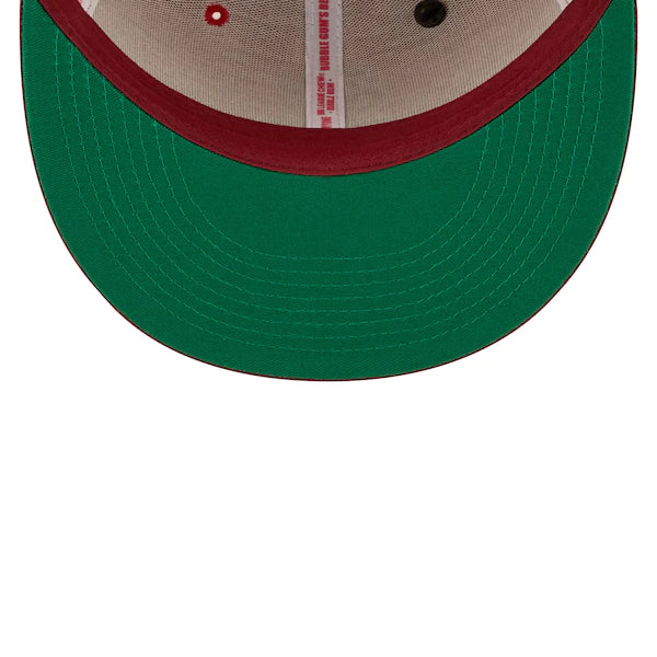 New Era MLB x Big League Chew  Milwaukee Brewers Slammin' Strawberry Flavor Pack 59FIFTY Fitted Hat - Scarlet/Cardinal