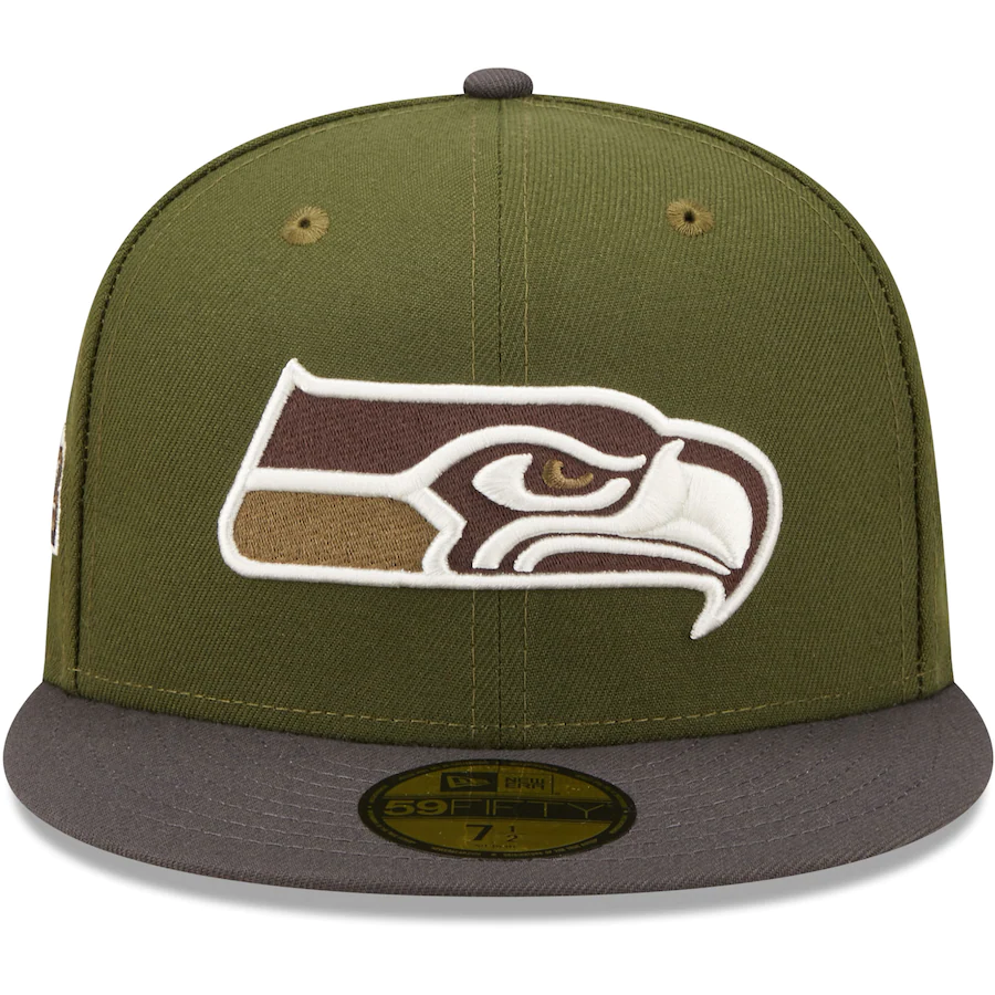 New Era Seattle Seahawks Olive/Graphite 2004 Pro Bowl 59FIFTY Fitted Hat