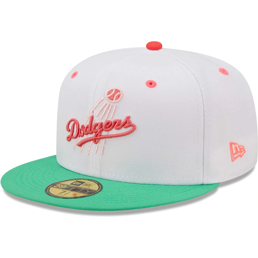 New Era Los Angeles Dodgers 50th Anniversary in Los Angeles Watermelon Lolli 59FIFTY Fitted Hat