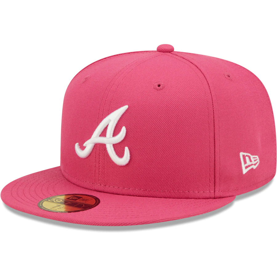 New Era Atlanta Braves 'Camo Twist' 59FIFTY Fitted Camo Pink