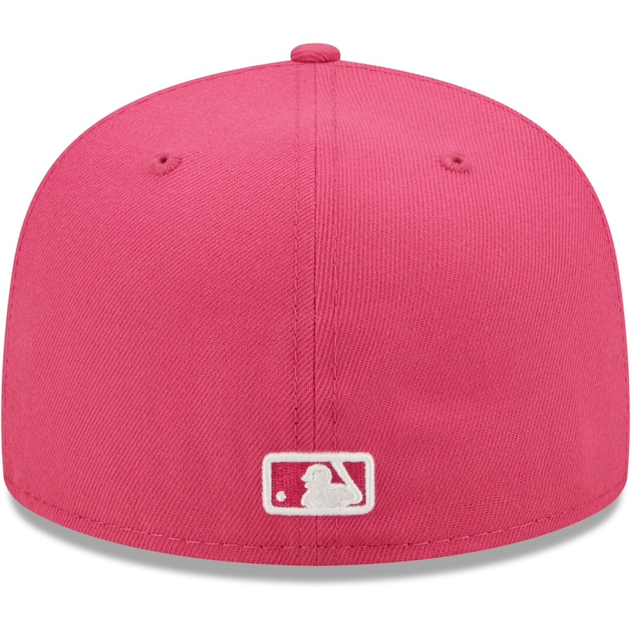 Men's Atlanta Braves New Era Red White Logo 59FIFTY Fitted Hat